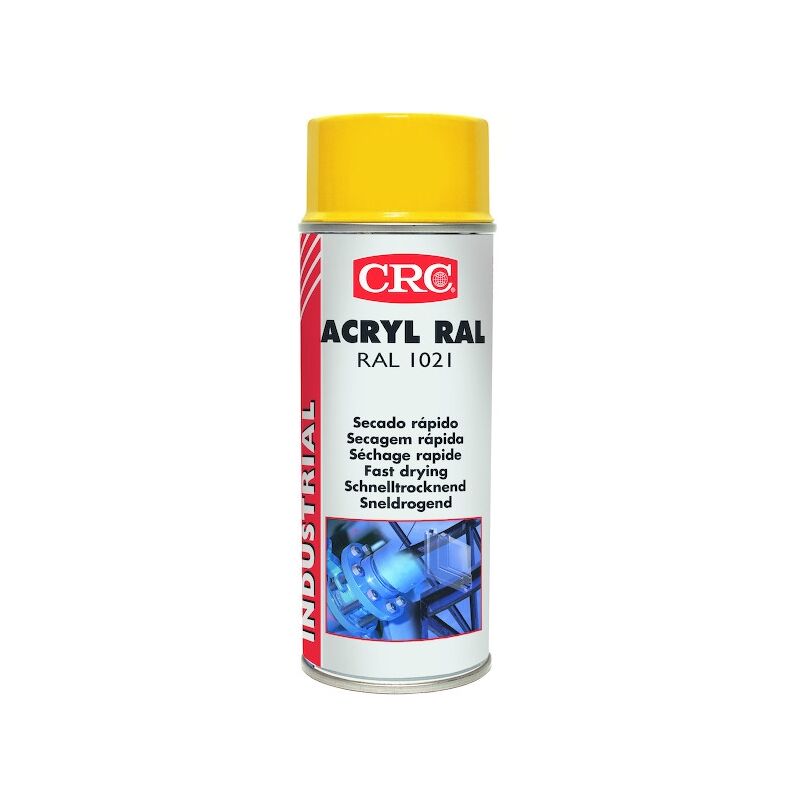 Peinture en aérosol ACRYL RAL - bleu outremer RAL 5002 - brillant - 400 mL - CRC