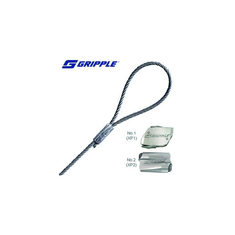 Câble acier de suspension HF EXPRESS N1 - diamètre de raccordement : 1.5 mm - Longueur : 1 m - GRIPPLE