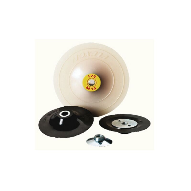 Plateau De Support ABS Silverline – 125 Mm – Pour Disques De Ponçage/polissage – Compatible Meuleuses D’angle, Vitesse Max 12 200 Tr/min - 11