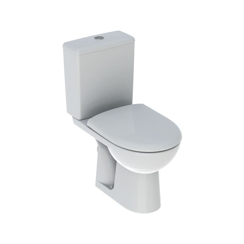 Pack WC au sol SH Renova Rimfree abattant fermeture ralentie et déclipsable - GEBERIT