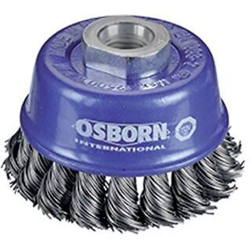 Brosse Circulaire KS TOOLS Acier Torsadé – 100 Mm, Fil 0,5 Mm (neuf)
