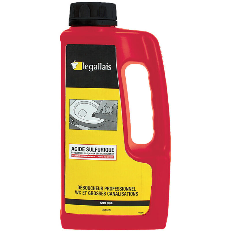 x12 Déboucheurs professionnel geb bidon de 1 litre = 12