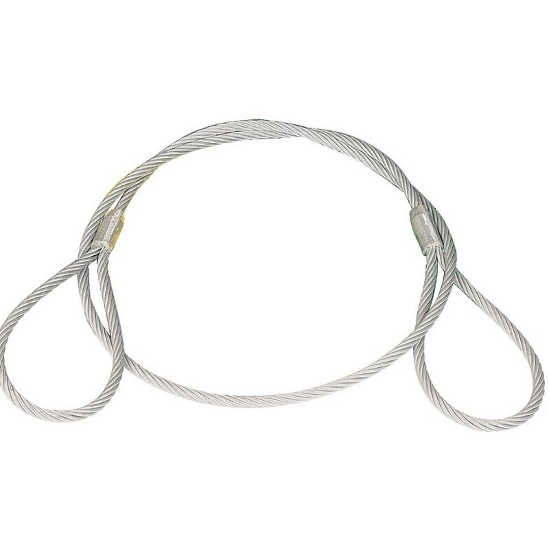 Elingue Câble En Acier Galvanisé Avec Grande Boucle - Diamètre 4 à 30 Mm - Réf. 301 - Neuf JORISELECTION