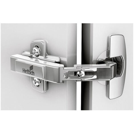 FP – Charnière automatique pour portes pliantes d'angle – Angle d'ouverture 50° à 65° – Réglage intégré – Pour épaisseur de porte 15-21mm (1/3)