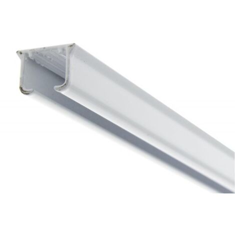 Rail 3 m Klick System – Système manuel pour draperies jusqu'à 4 kg/m – Courbures jusqu'à 10 cm – Compatible plis vagues – Boulet
