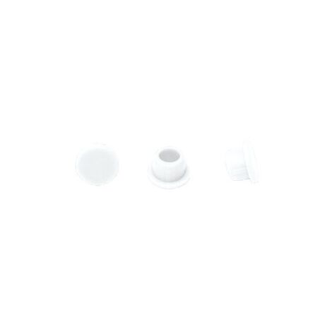 Lamello – Capuchons de protection anglés 90° – 100 pièces pour bois dur – Coloris blanc RAL 9010 – Système 32 (1/3)