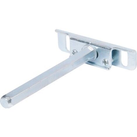 Hettich – Support de rayonnage Titan 1 en acier zingué – Réglage latéral ± 4 mm – Charge max 9 kg pour étagères 24 mm d'épaisseur