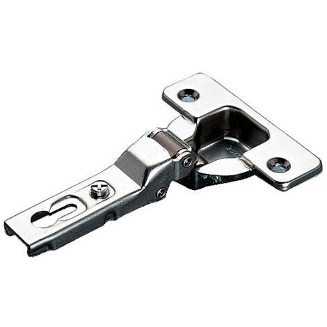Charnière pour meuble 94° – Acier nickelé – Réglage latéral -1,5 à +4,5 mm – Réglage vertical ± 2 mm – Profondeur de perçage 11 mm – Salice
