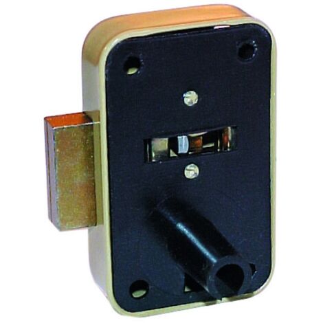 Vachette – Serrure de boîte aux lettres 30mm pêne dormant acier 17mm – Résistante aux intempéries – Installation facile – 12010000
