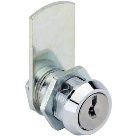 Serrure électrique Ronis 911 B sans came – Corps zamak chromé – Barillet réversible droite/gauche – Fixation par écrou