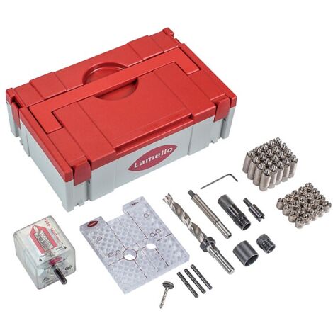 Lamello – Kit de démarrage Invis Mx2 pour assemblage magnétique – Perçages 12mm – Pour meubles laqués brillants et pièces moulées