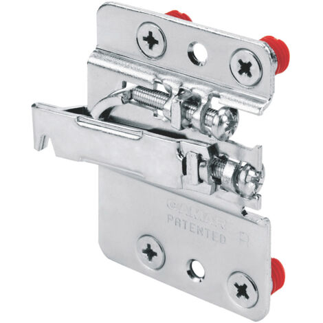 Suspension p-element bas 807 d – Support droit en acier plaqué zinc – Charge max 240 kg – Système anti-affaissement intégré – Camar