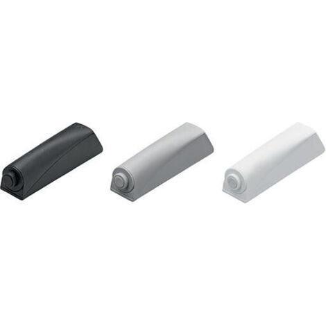 Hettich – Piston push to open strong – Adaptateur long gris – Pour portes lourdes – Montage à visser – Charge maximale élevée