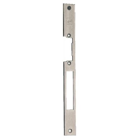 Têtière inox de gâches électrique - plates longues - type S 967 - EFF EFF (1/3)