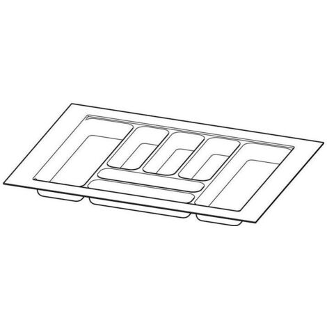 Range couvert OrgaTray 440 450-550mm 700mm argenté - HETTICH FRANCE SCS