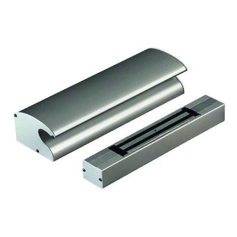 Groom – Bandeau ventouse 1 vantail 300kg – Tension 12/24/48V – Longueur 400 mm – Fixations invisibles pour installation soignée
