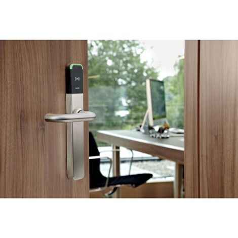 Garniture électronique autonome Mifare XS4 One 1-2 cylindre extérieur entraxe 70 IP53 EM754 - SALTO SYSTEMS FRANCE