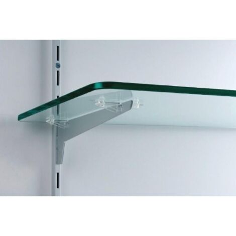 Console droite ST aluminium pas de 37 mm finition argent longueur 200 mm - SOFADI