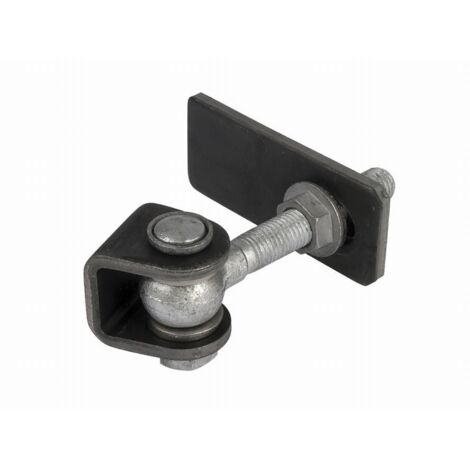 CHARNIERE 180° A REGL. TRIDIMEN.M22 A SOUDER EN ACIER BRUT PAR PAIRE