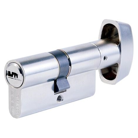 Cylindre à bouton T80-P profil protégé 4 clés réversibles et carte de propriété B50 x 50 - Tesa securité