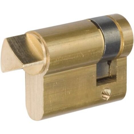 Thirard – Cylindre de serrure simple LP 30 x 10 mm fonction pompier – Triangle sortant 14 mm – Pour sécurité renforcée en serrurerie (1/3)