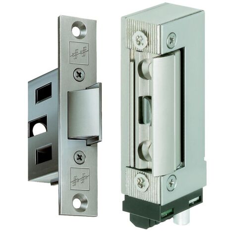 Gâche électrique type 332 pour verrouillage d'issue de secours porte simple action réversible 24 Volts cc - EFF EFF