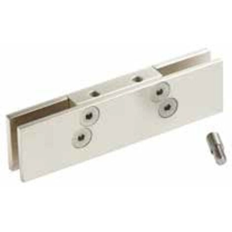 Penture supérieure inox poli 165mm – Pour verre trempé 10mm – Esthétique moderne – SX0101IP