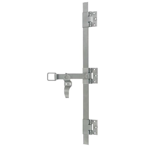 tringle plate pour espagnolette inox 316 brossé en 2000 mm poignée à 1350 mm