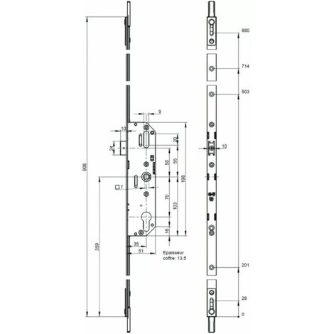 RENVOI FOUIL. G-20543-04-0-0 VEKA PLASTIL