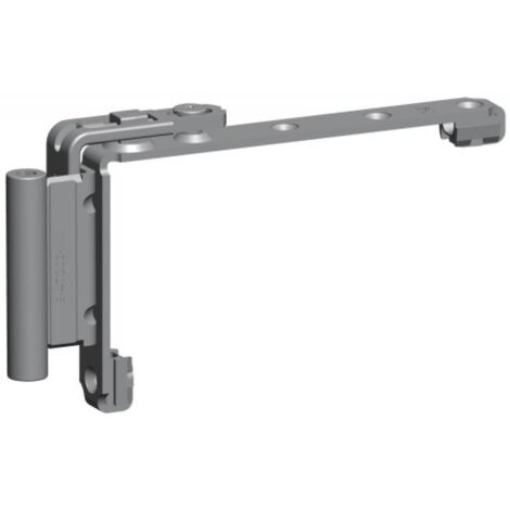 Ferco – Compas symétrique pour ouvrant à la française – Recouvrement 20 mm – Axe 9 mm – Compatible ferrures Unijet D (1/5)