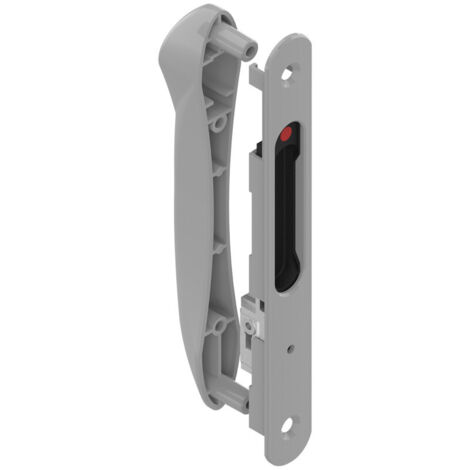 Fermeture double à clé laqué gris alu RAL9006  - LA CROISEE DS -  DS6796-007