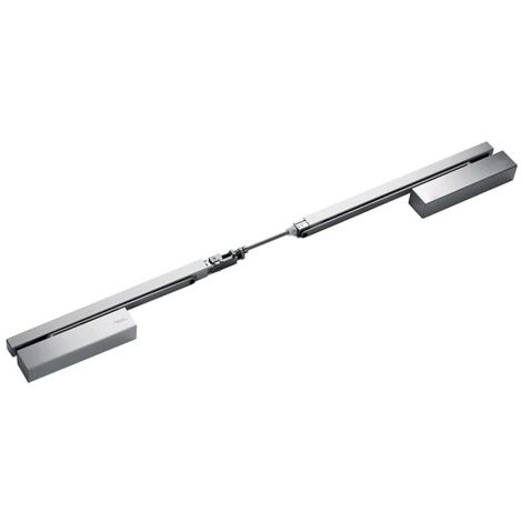 Bandeau sélecteur de fermeture GSR Easy sans recoupe 930/630, 2x730 ou 930/530 pose avec TS 90,91,92,93 côté paumelles argent - DORMAKABA