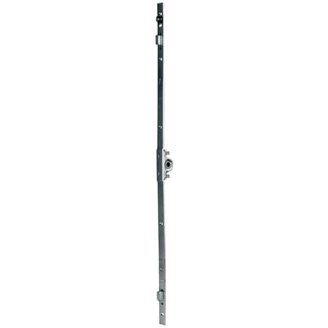Crémone verrou longueur 1600 mm pour coulissantes simples pour menuiserie PVC référence G 15383.16.4.1 - FERCO