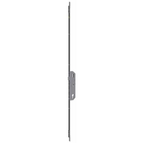 Ferco – Crémone barillet ajustable 908 mm – Acier traité ferGUard argent® – Entraxe 70 mm – Système de condamnation à un tour de clé