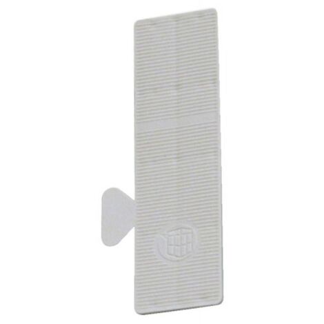 Cale en plastique de vitrage de longueur 80 mm Largeur 22 mm épaisseur 1 mm - GOETTGENS SA