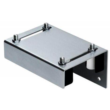 Platine guide portail réglable avec aile longue à visser, longueur 300 mm - COMMUNELLO