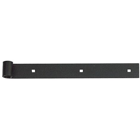 Penture droite acier phorétique noir longueur 800 mm - TORBEL