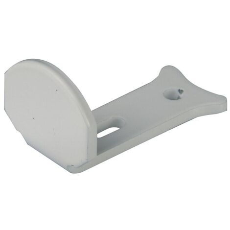 Torbel – Butée d'espagnolette à visser en PVC blanc – Pour volets aluminium et PVC – Solution esthétique et durable