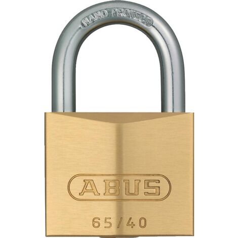 Cadenas Laiton type 65/40 2 clés s'entrouvrant sur numéro KA6402 - ABUS