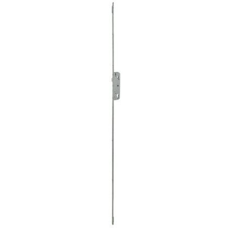 Ferco – Crémone barillet réversible à sortie de tringle – Acier traité ferGUard argent® – Verrouillage 3 points – Entraxe 70 mm – Pêne 1/2 tour (1/3)