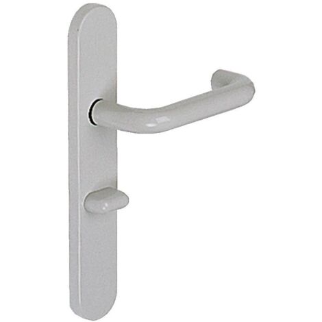 Paire de grandes plaques seules en nylon blanc- ZL 92 clé L - NORMBAU (1/4)