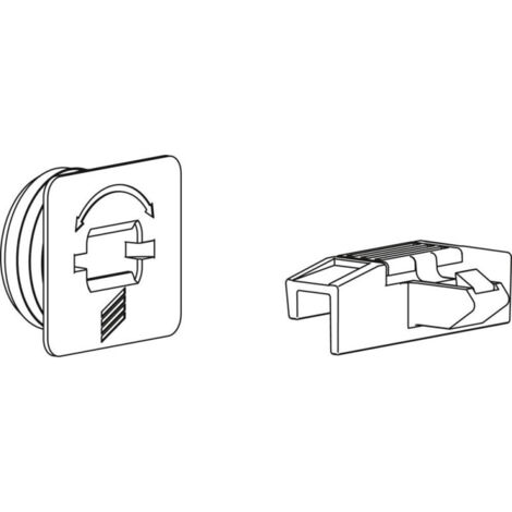 FP – Kit d'entraîneur de tiroir à l'anglaise AvanTech YOU – Hauteur 101 et 139 mm – Plastique anthracite pour aménagement intérieur
