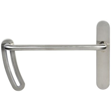 BEQ.DBLE J-ROX 62 ACC.BDCC VOY. G SUR PLAQUE CARRE DE 7MM INOX BROSSE