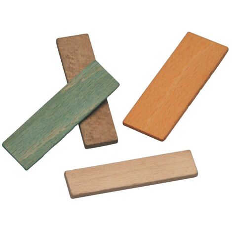 Cale en bois de vitrage de longueur 70 mm Largeur 15 mm épaisseur 5 mm - GOETTGENS SA
