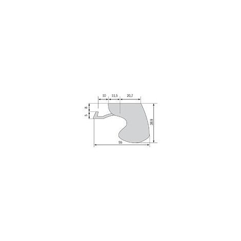 Fermeture longue réhaussée Sorgho pour coulissant menuiserie aluminium - LA CROISÉE DS