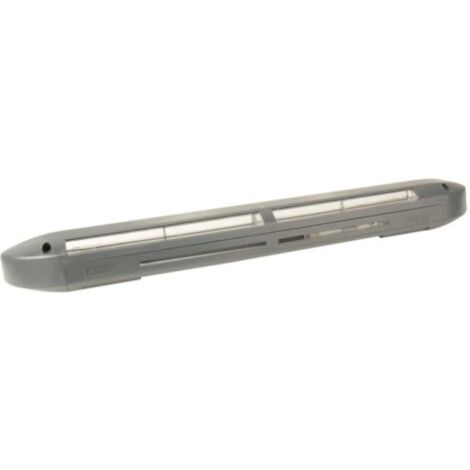 Anjos Ventilation – Entrée d'air hygroréglable Isola HY – Finition gris foncé – Débit 6-45 m3/h – Mortaise 354 x 12 mm – Dimensions 420 x 45 x 40 mm