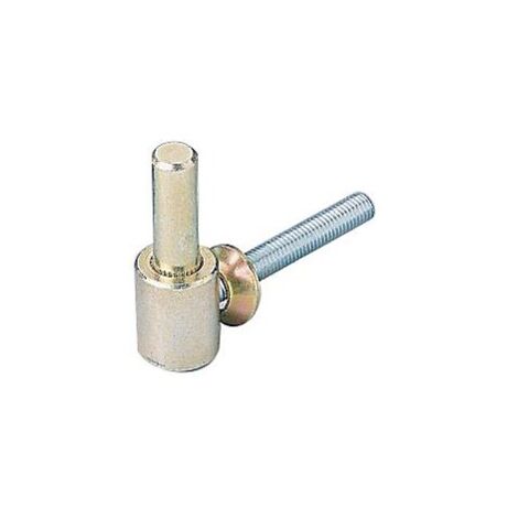 Gond à visser axe Ø 14 mm longueur 130 mm finition noir pour cheville plomb lot de 4 - BURGAUD