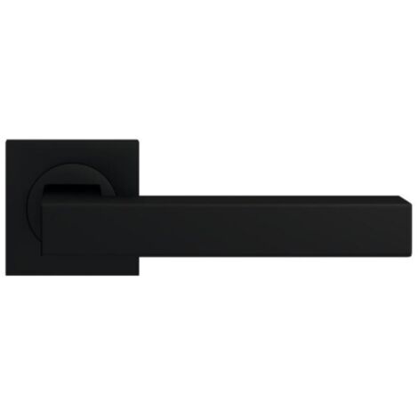 Ensemble sur rosace carrée : Seattle (52 x 52 mm) - KARCHER DESIGN - Noir mat - Clé L