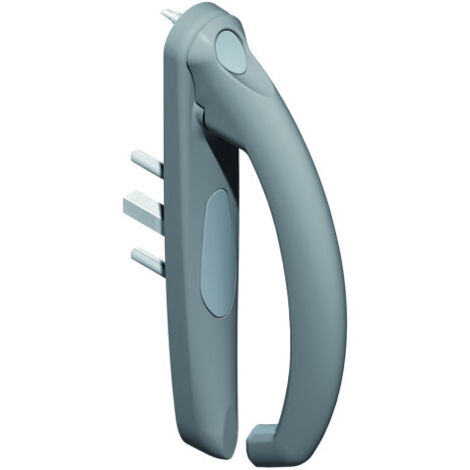 Poignée intérieure pour porte-fenêtre SEDUCTION 20° - CROISEE DS Gauche                               Gris clair                                Mat                30