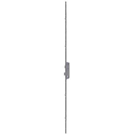 Ferco – Crémone à larder 4 galets EUROPA R4 entraxe 92 mm axe 35 mm – Pêne dormant demi-tour – Fouillot carré 8 mm – Livrée sans cylindre